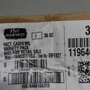 Nut Harvest, Sea Salted Whole Cashews, 2.25 Ounce (Pack of 16) (EXP 02/09/27)