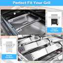 Replacement Parts for Nexgrill 720-0830X, Drip Pan Grease Tray Grill Burners Igniters Flame Tamers Kit Replacement for Nexgrill 4 Burner 720-0830X Gas Grill