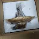 African Woman Resin Statue-Gold Statues for Home Decor Accents