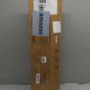 No Pawblems Retractable Safty Gate, Metal Adjustable Dog Gate for Doorways, Stairs & Hallways, Expands to 45" Wide, Auto Retract Design, No Bottom Bar, White