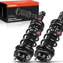 A-Premium Rear Complete Strut Assemblies with Coil Springs, Set of 2