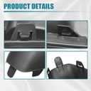 GXARTS 2PCS Black Front Bumper Corner 52422-35060 52423-35050 Compatible with Toyota FJ Cruiser 2007-2014 Front Corner Bumper End Caps Kits