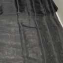 Black Sheer Non Stretch, "46x40",2Pcs