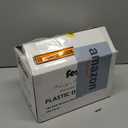 Festiva 200Pcs Navy Blue Gold Dessert Plates 6.3" with Plastic Forks 5"- Small Disposable Plates- Dessert/Cake/Appetizer Plastic Plates include 100Plates 100Forks for Christmas Party & Hanukkah