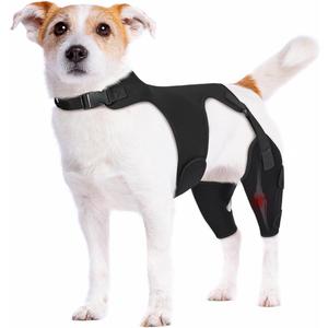 Dog Knee Brace for Torn ACL Hind Leg- Dog Leg Support Brace with Metal Stabilizers for Torn CCL, Limping, Luxating Patella, Ligament Injuries, Hip Dysplasia& Arthritis,S&Vest2