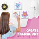 Hapinest String Art Craft Kit for Kids Ages 10-12 and Up, 3D String Art Kit Crafts for Teens, Birthday Gifts for Tween Girls Ages 10 11 12 Years Old and Up, Makes 3 Designs - Unicorn, Cat, and Flower