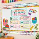 4x15ft White Bulletin Board Roll,DIY Background Decor, 48" x 144"