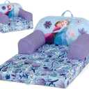 Delta Children - Disney Frozen Cozee Buddy Flip-Out Kids Chair, Purple