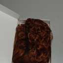 Kids 70s 80s Wig Dark Orange Curly Wig for Girls Orange Wavy Curly Wigs Child Shoulder Length Halloween Costume Wigs