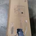 132" U Shaped Sectional Couch, Large Modular Cloud Couches with Double Chaise Lounge, Comfy Flannel Cloud Sofa with Pillows, Boneless Couches for Living Room, Black