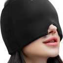 Migraine Relief Cap, Headache Relieve Cap Mask Products, Cooling Odorless Gel Ice Head Wrap for Tension, Stress,Hangover & Puffy Eyes
