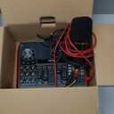 Podcast Microphone Bundle with Live Sound Card Audio Mixer, Podcast Equipment Bundle with 3.5mm BM800 Microphone for Pc/Youtube Live Streaming Singing Gaming, Sound Board with Voice Changer, Denoise