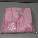 Newrara Adult Shiny Graduation Cap and Gown Tassel Set for High School & Bachelor (48, Pink)