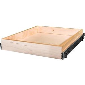 Sublime Design - Standard Size - Pull Out Kitchen Drawers | Slide Out Shelves for Kitchen Cabinets | Pull Out Home Organizer (Bottom Mounting, 17 Inch W/Drawer Slides (16 Drawer Box))