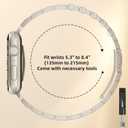 2 Pack for Apple Watch SE 3,2nd Gen Bands for Women Men,Starlight Metal Strap for Apple Watch Series 11,10 42mm,Mesh Stainless Steel Replacement for iWatch 9,8,7,6,5,4,3,2,1,SE,2nd,38mm,40mm,41mm