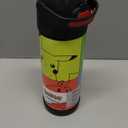 THERMOS FUNTAINER 16 Ounce Stainless Steel Vacuum Insulated Bottle with Wide Spout Lid, Pokemon
