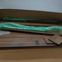 2-Tier Washer and Dryer Countertop with 2.75" H Guard,54" W x 27.5" D Laundry Countertop Cover with Non-Slip Pad,Large Space Laundry Topper for Folding Clothes Over Washer and Dryer-Dark Walnut