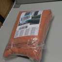 LAMIT Terracotta Linen Boho Curtains 84 inch Length 2 Panels, Light Filtering Burnt Orange Panels Back Tab and Rod Pocket Western Rustic Drapes for Bedroom/Living Room, 52 x 84 Inch