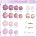 Dusty Purple Balloon Arch Kit 124Pcs Pink and Purple Balloon Garland Arch Kit Lavender Lilac Light Purple Dusty Pink Gold Pink Sand White for Baby Shower Bridal Shower Wedding Birthday Decorations