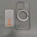 TORRAS 360Rotatable Magnetic for iPhone 16 Pro Case 6.3 inch, Fit for MagSafe 16 Pro Phone Case, 16FT Military Grade Shockproof, Flush Stand Ring, Translucent Slim Protective Ostand, Clear