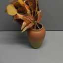 LUEUR Artificial Sunflower with Vase, Artificial Fall Flowers for Decoration, Autumn Faux Gerber Daisy Flowers Arrangement in Vase Suitable for Home Living Room Fall Decor Table Centerpieces (Orange)