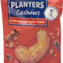 PLANTERS Cashews Cinnamon & Brown Sugar - Trail Mix Snack Pack - Snacks with Cinnamon & Brown Sugar, Snack Pack, Party Trail Mix, 5 Oz Bag (EXP 03/23/26)