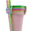 Colour Changing Cups With Straws, 4 Pack 15oz