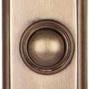 Doorbell Button, Vintage Decorative Push Button Door Chime, Ringer, Wired Doorbell Button Replacement (1, Antique Brass)