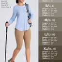 Women's Rash Guard Long Sleeve UV Sun Protection Shirts with Thin Hoodie UPF 50+ Lightweight SPF Tops for Hiking (Blue, S)