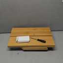 BMOSU Farmhouse Bread Box for Kitchen Countertop Bread box Double Layer Bamboo Wooden Extra Large Capacity Bin Kitchen Food Storage Container(Natural)