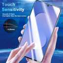 2+2 Pack Privacy Screen Protector Compatible with Galaxy S25 FE 5G - 2 Tempered Film + 2 Camera Lens Glass - High Clarity - Bubble Free - Anti-Spy Protection - Anti-Shatter
