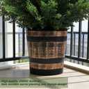 Artificial Cedar Topiary Trees, 4FT Cypress Shrubs Porch Decor | 2 Set Outdoor Indoor Faux Pine Plants, Realistic Fake Plant, Bushes for Home Front Door Offices Gardening Potted Plant Decor