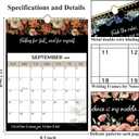 2026 Funny Calendar for Tired Women, Fuck It Wall Calendars for Moms, A Year of Sassy Attitude, Humor Home Office Hanging Monthly Decor Floral Planner, Christmas Swear Word Gag Gift