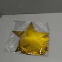 TIESOME 24PCS Silver Star Garland Banner Decorations, Bright Silver Paper Garland Hanging Decorations Bulletin Board Decors for Wall Party Night