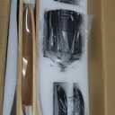 Ceiling Fan with Lights,52 Inch Wood Flush Mount Ceiling Fans with Remote Control,Dimmable Light,3 CCT,6 Speeds,Noiseless,Ceiling Fan for Bedroom,Living Room,Office,Indoor,Natural Wood and Black