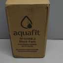 AQUAFIT 1 Gallon Water Bottle with Time Marker - Straw & Chug Lid - BPA Free Gym Water Bottle with Straw - Big Gallon Jug (Gray, 128 oz - 2 Lids)