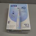 Oral-B iO Deep Clean Rechargeable Electric Powered Toothbrush, Icy Blue with iO Series 3 Limited, 2 Brush Heads and Travel Case - Pressure Sensor to Protect Gums - 3 Cleaning Settings - 2 Minute Timer (1 Count (Pack of 1))