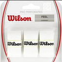 WILSON Sporting Goods Perforated Pro Overgrip (12-Pack), White (WRZ4006WH)