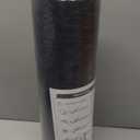 Color&Geometry Anti Fatigue Cushioned Kitchen Floor Mats,17"X47",Runner Rug Non Slip Waterproof,Memory Foam Padded Standing Mat for Front Sink,Black