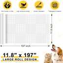 2 x Anti Cat Scratch Furniture Protector 11.8 x 197, Thickened Transparent Self-Adhesive Couch Protectors, Dogs Scratch Deterrent Tape, Protection from Pets Scratching, with 50 Twist Pins