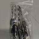 Generic 5-Piece Hex Shank Twist Drill Bit Set, Quick Change HSS Drill Bits for Metal, Wood, and Plastic
