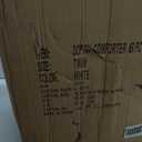 Twin Comforter Set 6 Piece Bed in a Bag with Bed Skirt, Fitted Sheet, Flat Sheet, 1 Pillowcase, and 1 Pillow Sham, Twin, Dobby White
