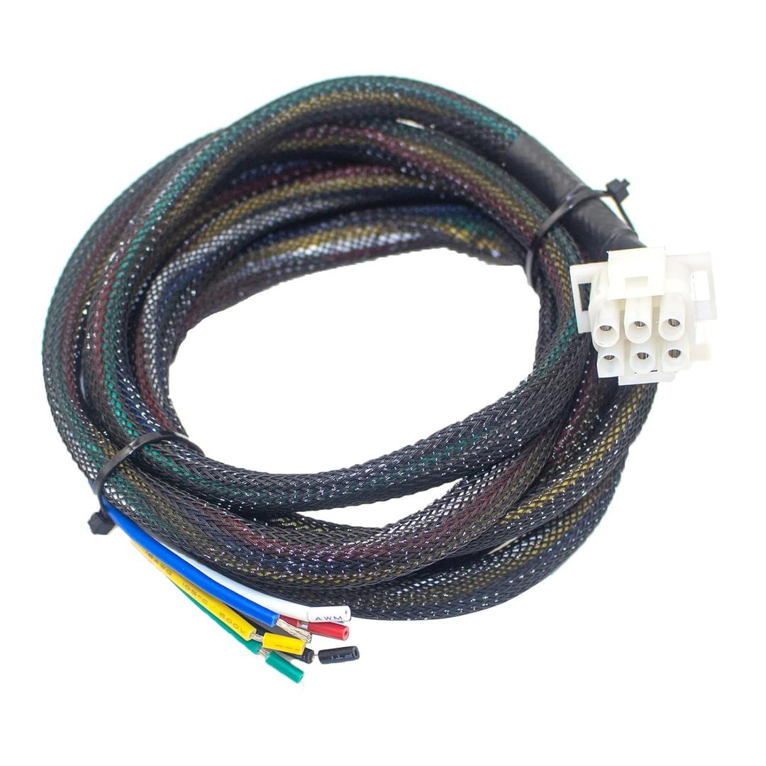 6pin Wiring Harness fit for Leer Pickup Topper with a TAG Fuse Box Truck Camper Cap Adaptor Harness Kit Power for High Brake Light/Dome Light/Lock and Unlock/Auxiliary Trailer Lights