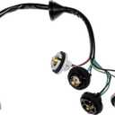 Dorman 645-554 Rear Tail Lamp Socket - 10 Wire Compatible with Select Toyota Models