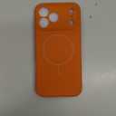 Miracase Magnetic for iPhone 17 Pro Max Case, Compatible with MagSafe, Integrated Silicone Camera Control Cover, 3.0mm Thicken Shockproof Drop Protection Phone Case for 17 ProMax, Orange