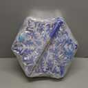 Shappy Winter Piata Snowflake Christmas Piata with Blindfold Bat Confetti 13 x 14.5 Inch Snowflake Pull String for Christmas Winter Theme Birthday Party Game Decorations Supply