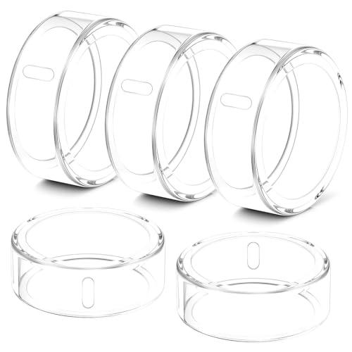 Hexasider 3 Pack Ring Cover Compatible with Oura Ring Gen 4/Oura Ring Gen 3 Horizon/Heritage, Abrasion-Resistant TPU Case for Oura Ring Protector Accessories for Oura Size 8