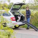 Trixie Folding Dog Ramp with Non-Slip Surfaces - Pet Ramp for Large Cars and SUVs - Foldable, Easy to Store and Clean - in Black