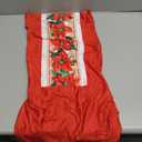 Yinder 4 Pcs Christmas Chair Covers Christmas Chair Back Covers Dining Room Chair Covers Dining Chair Slipcovers for Christmas Dining Room Kitchen Wedding Party Decor (Floral)