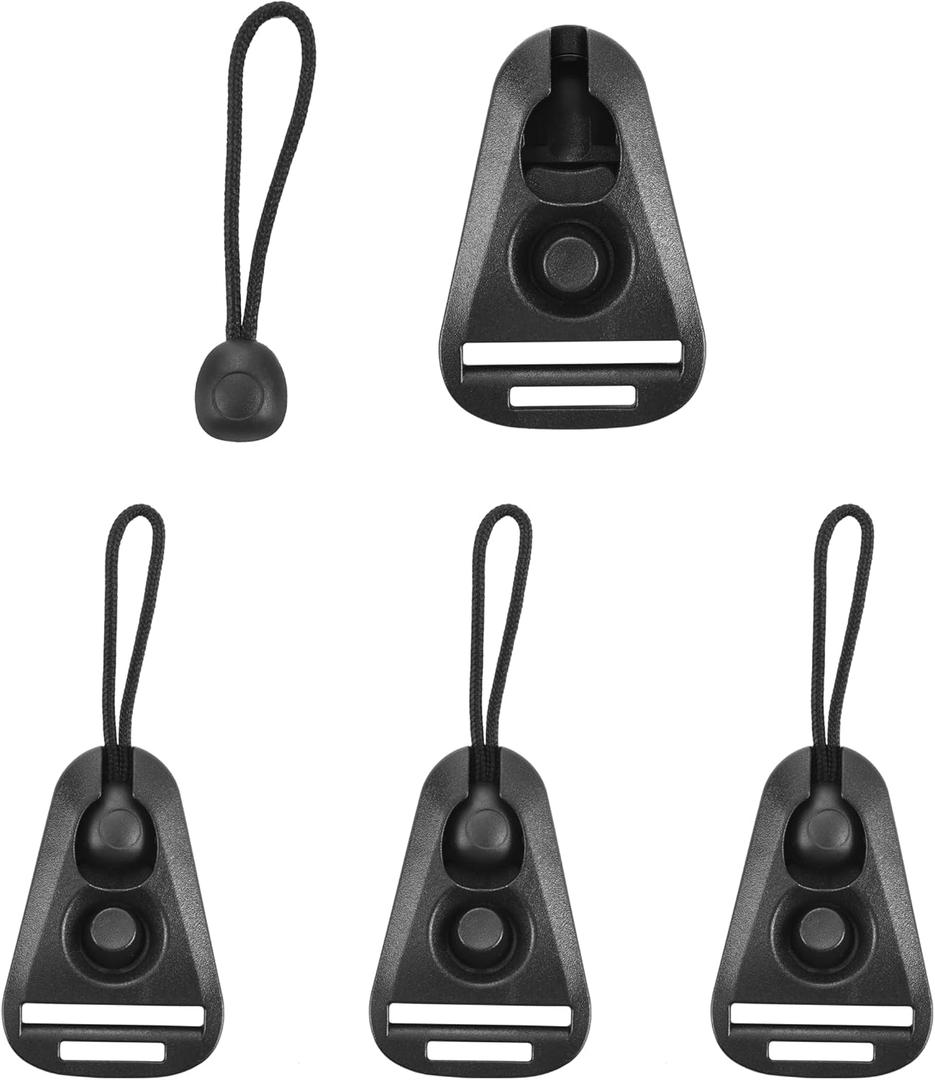 4-piece set quick release combination buckle, camera quick release clip, camera quick release combination buckle. (Black)